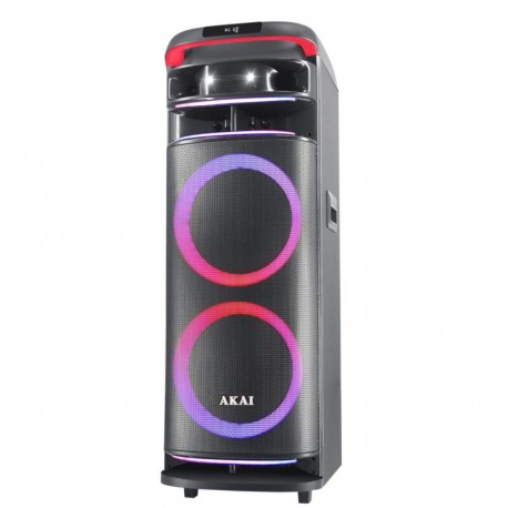 110583-0036 AKAI Party Speaker 1200 Φορητό Ηχείο Πάρτι 100W με Bluetooth 5.3, FM & TWS