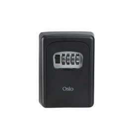 100452-0020 Οsio OSB-3680-BL Μαύρη κλειδοθήκη από αλουμίνιο με συνδυασμό 4 ψηφίων – 9 x 4 x 12cm