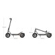 Xiaomi Electric Scooter 6 Ηλεκτρικό Πατίνι με 25km/h Max Ταχύτητα και 45km Αυτονομία σε Μαύρο Χρώμα