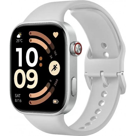 Xiaomi Redmi Watch 6 Aluminium 46mm με Παλμογράφο (Silver Gray)