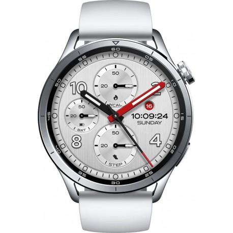 Xiaomi Watch S5 Stainless Steel 46mm Αδιάβροχο με Παλμογράφο (Silver)