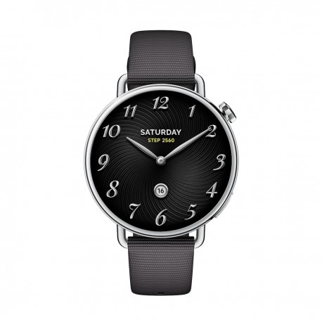 Xiaomi Watch S4 Aluminium 41mm Αδιάβροχο με Παλμογράφο (Μαύρο)