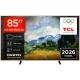 TCL  85A400 Pro Smart Τηλεόραση 85" 4K UHD QD-Mini LED A400 Pro Art HDR (2026) D