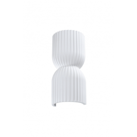 43075-White Inlight Φωτιστικό Τοίχου Γύψινο GU10 (x2), Λευκό D:13x26,5x7,5cm(43075-White)