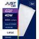 212304010 JUST LED LED Panel Backlight 40watt Παραλληλόγραμμο 4000lum 3CCT D:120cm x 30cm (212304010)