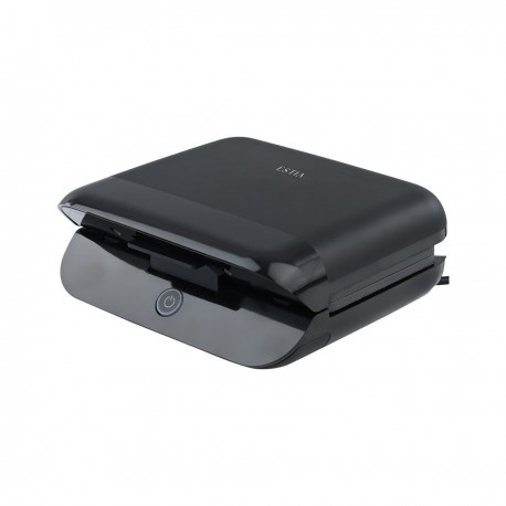 06-47993 ESTIA ΤΟΣΤΙΕΡΑ BLACK & INOX 2 ΘΕΣΕΩΝ 800W ΜΕ ΑΠΟΣΠΩΜΕΝΕΣ ΑΝΤΙΚΟΛΛΗΤΙΚΕΣ ΠΛΑΚΕΣ