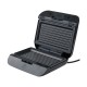 06-47993 ESTIA ΤΟΣΤΙΕΡΑ BLACK & INOX 2 ΘΕΣΕΩΝ 800W ΜΕ ΑΠΟΣΠΩΜΕΝΕΣ ΑΝΤΙΚΟΛΛΗΤΙΚΕΣ ΠΛΑΚΕΣ
