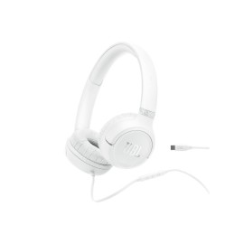 JBL Tune 530C Ενσύρματα On Ear Ακουστικά Λευκά JBLT530CWHT