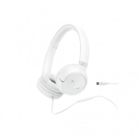 JBL Tune 530C Ενσύρματα On Ear Ακουστικά Λευκά JBLT530CWHT