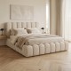 ΚΡΕΒΑΤΙ ΔΙΠΛΟ MARIUS HM759.03 ΜΠΕΖ CHENILLE ΥΦΑΣΜΑ-- ΓΙΑ ΣΤΡΩΜΑ 160x200εκ