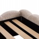 ΚΡΕΒΑΤΙ ΔΙΠΛΟ MARIUS HM759.03 ΜΠΕΖ CHENILLE ΥΦΑΣΜΑ-- ΓΙΑ ΣΤΡΩΜΑ 160x200εκ
