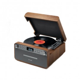 230245 Πικάπ-Ραδιόφωνο MT-118AΤ MUSE με USB & Bluetooth Wooden