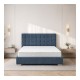 2ESKYMP-G95160200 ΚΡΕΒΑΤΙ SKY ΜΠΑΟΥΛΟ ΝΤΥΜΕΝΟ ΜΕ ΥΦΑΣΜΑ 160x200 - G95