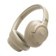 JBL Tune 730BT Ασύρματα Bluetooth Over Ear Ακουστικά με 76 ώρες Λειτουργίας Μπεζ  JBLT730BTBEG