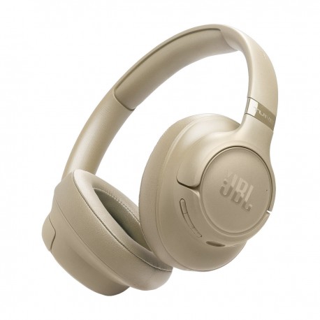 JBL Tune 730BT Ασύρματα Bluetooth Over Ear Ακουστικά με 76 ώρες Λειτουργίας Μπεζ  JBLT730BTBEG