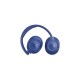 JBL Tune 780NC Ασύρματα / Ενσύρματα Over Ear Ακουστικά με 76 ώρες Λειτουργίας και Quick Charge Μπλε JBLT780NCBLU
