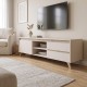 192-000070 Έπιπλο τηλεόρασης Belka pakoworld κρεμ με oak 155x45x53,6εκ