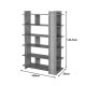 086-000025 Βιβλιοθήκη Oslo pakoworld sonoma 100x32x146.5εκ