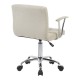 360-000032 Καρέκλα γραφείου Buleco pakoworld μπεζ ύφασμα 56x46x74-86εκ