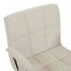 360-000032 Καρέκλα γραφείου Buleco pakoworld μπεζ ύφασμα 56x46x74-86εκ