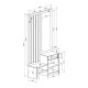 192-000065 Έπιπλο εισόδου με καθρέπτη Citra pakoworld sonoma 100x34.3x199.5εκ