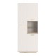 192-000059 Ντουλάπα στήλη Norda pakoworld κρεμ με oak 199,5x40x80εκ