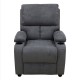 15-0036 SUNDAY MASSAGE ΠΟΛΥΘΡΟΝΑ GREY ΥΦΑΣΜΑ 78Χ89Χ106εκ.