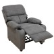 15-0036 SUNDAY MASSAGE ΠΟΛΥΘΡΟΝΑ GREY ΥΦΑΣΜΑ 78Χ89Χ106εκ.