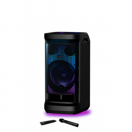 110583-0041 AKAI DJ-BY6L Φορητό Party Speaker με Μπαταρία & DiscoBall Lights, Bluetooth 5.0, 12″ Woofer, 150W RMS