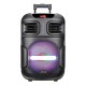 110583-0039 AKAI ABTS-X5 Fusion Φορητό Ηχείο Party με Τρόλεϊ 50W RMS, Bluetooth 5.0/TWS, USB/TF/AUX, FM, Ασύρματο Μικρόφωνο