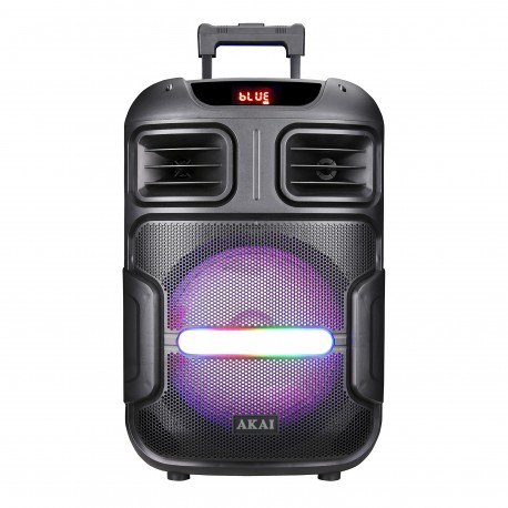 110583-0039 AKAI ABTS-X5 Fusion Φορητό Ηχείο Party με Τρόλεϊ 50W RMS, Bluetooth 5.0/TWS, USB/TF/AUX, FM, Ασύρματο Μικρόφωνο