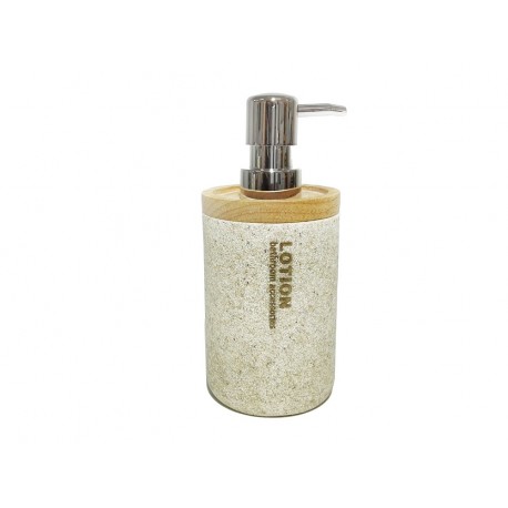 06510463 Ντισπένσερ Μπεζ Polyresin/Ξύλο