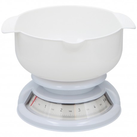 06450687 Ζυγαριά Κουζίνας 5kg Λευκή ALPINA