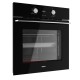 Teka HLB 8408 BK Φούρνος άνω Πάγκου 71lt Π59.5εκ. Μαύρος A+