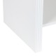 260-000026 Κομοδίνο Zeplen pakoworld MDF σε λευκή απόχρωση 40x30x53εκ