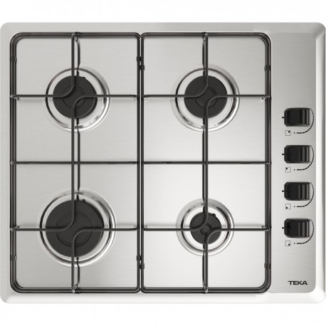 Teka HLX 640 KB Εστία Υγραερίου Αυτόνομη 58x50εκ. Ασημί