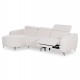 ΚΑΝΑΠΕΣ ΑΡΙΣΤΕΡΗ ΓΩΝΙΑ 3Θ ΜΕ RECLINE VALENTE HM3317.02L ΜΠΕΖ ΥΦΑΣΜΑ 275x160x104Yεκ