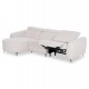 ΚΑΝΑΠΕΣ ΑΡΙΣΤΕΡΗ ΓΩΝΙΑ 3Θ ΜΕ RECLINE VALENTE HM3317.02L ΜΠΕΖ ΥΦΑΣΜΑ 275x160x104Yεκ