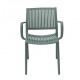 41292-262712-OLIVE-GREEN Olive Green Στοιβαζόμενη Πολυθρόνα Πολυπροπυλένιου Με UV Προστασία