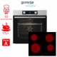 Gorenje Φούρνος Ηλεκτρικός Άνω Πάγκου 77lt BO6735E02XK0 με Κεραμικές Εστίες ECT601FM