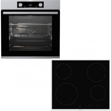 Gorenje Φούρνος Ηλεκτρικός Άνω Πάγκου 77lt BOS6737E13X με Κεραμικές Εστίες ECT601FM A