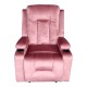331-000007 Πολυθρόνα relax Gessel pakoworld βελούδο σάπιο μήλο 80x90x98εκ