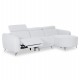 ΚΑΝΑΠΕΣ ΔΕΞΙΑ ΓΩΝΙΑ 3Θ ΜΕ RECLINE VALENTE HM3317.01R ΑΝΟΙΧΤΟ ΓΚΡΙ ΥΦΑΣΜΑ 275x160x104Yεκ