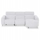 ΚΑΝΑΠΕΣ ΔΕΞΙΑ ΓΩΝΙΑ 3Θ ΜΕ RECLINE VALENTE HM3317.01R ΑΝΟΙΧΤΟ ΓΚΡΙ ΥΦΑΣΜΑ 275x160x104Yεκ