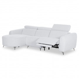 ΚΑΝΑΠΕΣ ΑΡΙΣΤΕΡΗ ΓΩΝΙΑ 3Θ ΜΕ RECLINE VALENTE HM3317.01L ΑΝΟΙΧΤΟ ΓΚΡΙ ΥΦΑΣΜΑ 275x160x104Yεκ