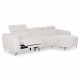 ΚΑΝΑΠΕΣ ΔΕΞΙΑ ΓΩΝΙΑ 3Θ ΜΕ RECLINE VALENTE HM3317.02R ΜΠΕΖ ΥΦΑΣΜΑ 275x160x104Yεκ