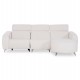 ΚΑΝΑΠΕΣ ΔΕΞΙΑ ΓΩΝΙΑ 3Θ ΜΕ RECLINE VALENTE HM3317.02R ΜΠΕΖ ΥΦΑΣΜΑ 275x160x104Yεκ