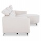 ΚΑΝΑΠΕΣ ΔΕΞΙΑ ΓΩΝΙΑ 3Θ ΜΕ RECLINE VALENTE HM3317.02R ΜΠΕΖ ΥΦΑΣΜΑ 275x160x104Yεκ