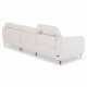 ΚΑΝΑΠΕΣ ΔΕΞΙΑ ΓΩΝΙΑ 3Θ ΜΕ RECLINE VALENTE HM3317.02R ΜΠΕΖ ΥΦΑΣΜΑ 275x160x104Yεκ