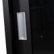 ΒΙΒΛΙΟΘΗΚΗ ΜΕ ΣΥΡΟΜΕΝΕΣ ΠΟΡΤΕΣ SIDER HM6632.01 ΜΕΤΑΛΛΙΚΗ ΜΑΥΡΗ 90x40x185Υεκ